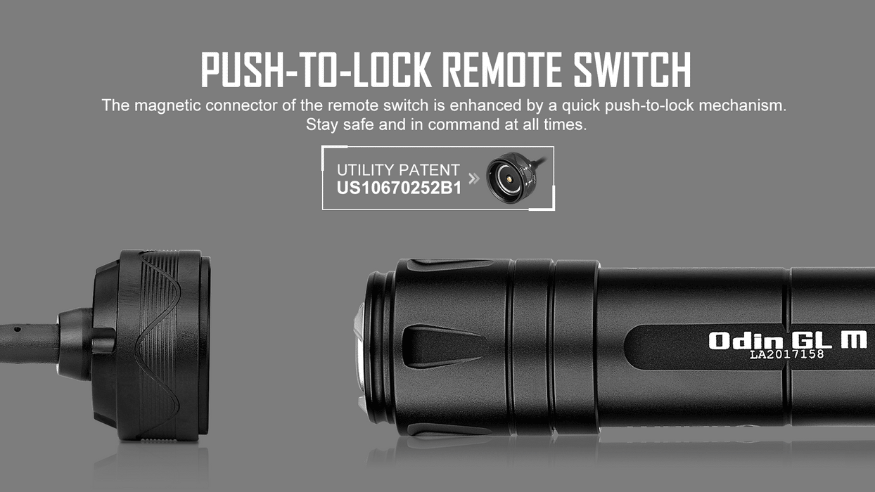 Olight Odin GL Tactical Flashlight (ODINGLPBK0
