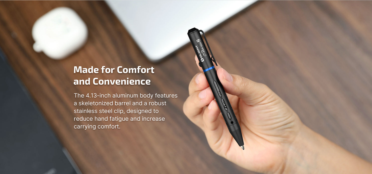 Olight O'Pen Mini 2 Black Ballpoint Pen (OPENMINI2BK)