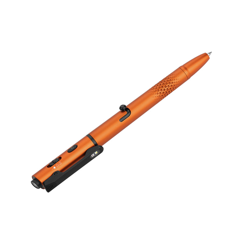 Olight O'Pen 3 Multifunctional Pen Light with 120 Lumens & Green Laser Orange