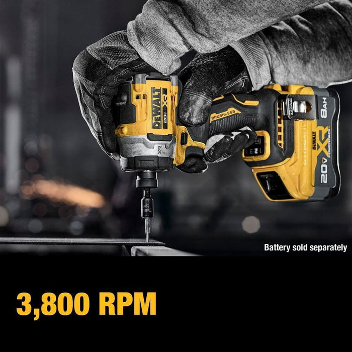 DEWALT DCF860B XR 20-volt Max 1/4-in Brushless Cordless Impact Driver (Tool Only )