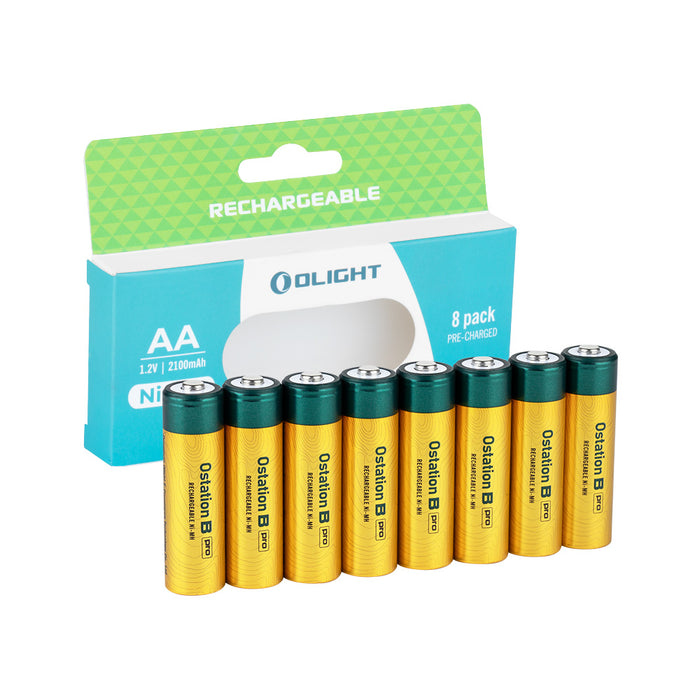 Olight Ostation X AA Batteries Pack 2100mAh 8pcs (AABATTERYOSX2100)