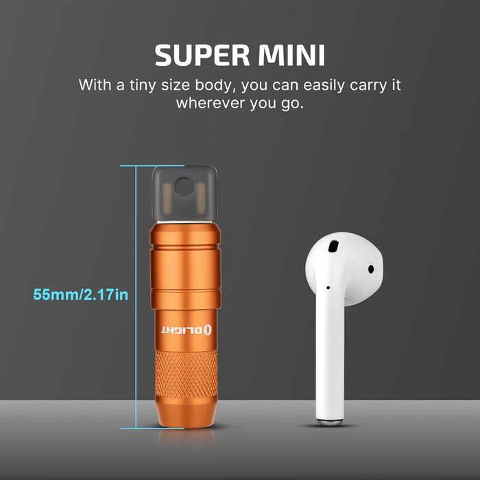 Olight imini 2 Rechargeable Mini Flashlight Orange