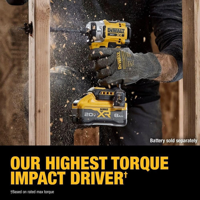 DEWALT DCF860B XR 20-volt Max 1/4-in Brushless Cordless Impact Driver (Tool Only )