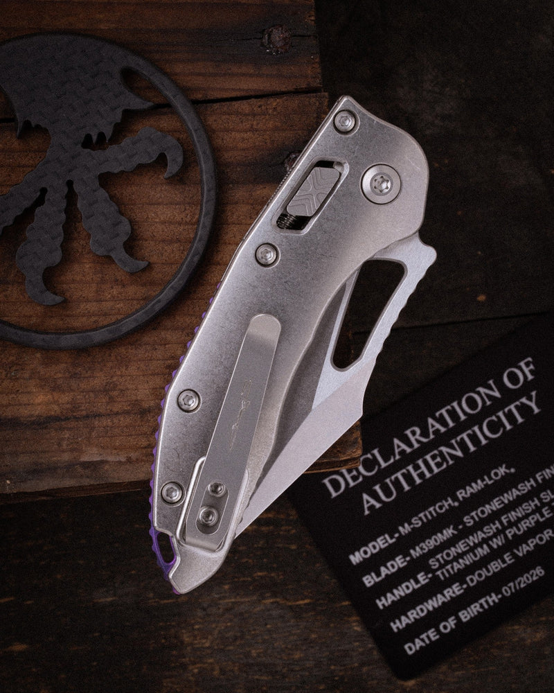 Microtech M-Stitch Ram-Lok Marfione Folding Knife [169MRL-10MS3]