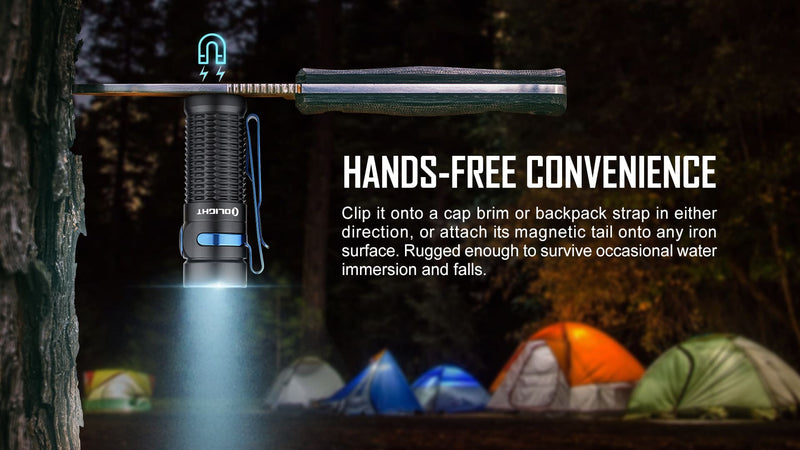 Olight Baton 3 Black EDC Flashlight (BATON3BK)