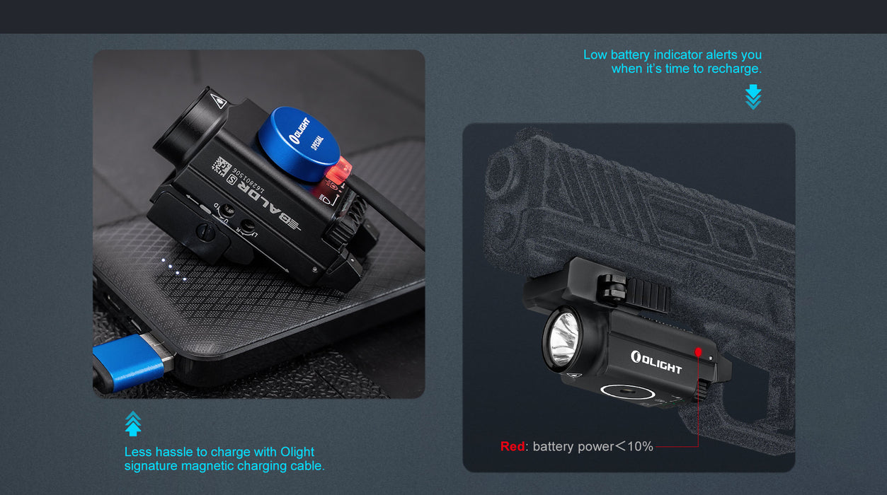 Olight Baldr S BL Desert Tan Rail Mounted Light (BALDRSBLDT)