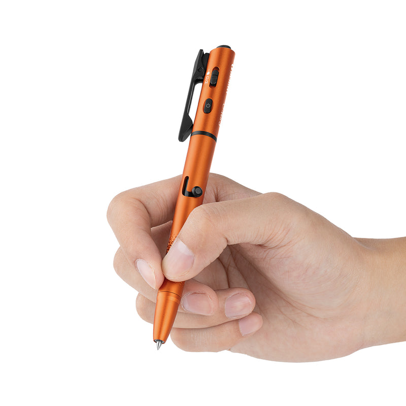 Olight O'Pen 3 Multifunctional Pen Light with 120 Lumens & Green Laser Orange
