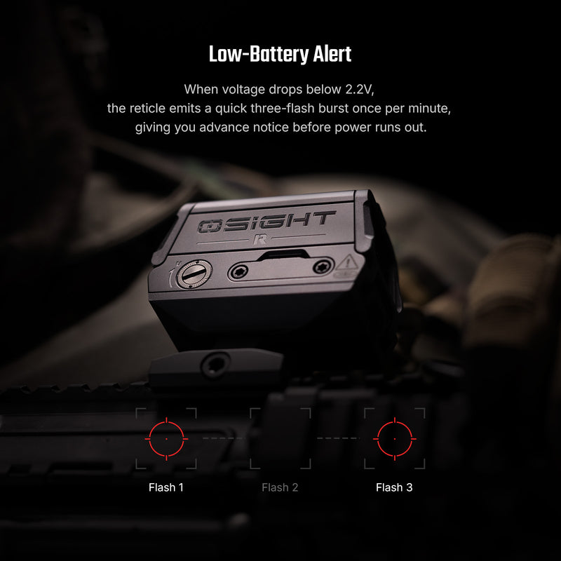 Olight Osight R Red Dot Sight with ORH-193 High Picatinny Mount (OSIGHTRRD)