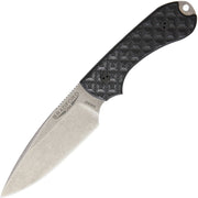 Bradford Knives Guardian 3 Black Textured G10 N690 Stonewash Knife [3FE-001-N690] - product view 1