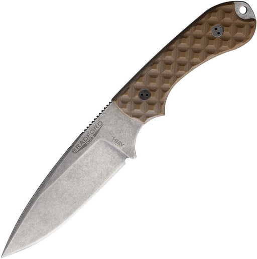 Bradford Knives Guardian 3.2 Textured Coyote Fixed Blade Knife [3.2FE-004-AEBL]