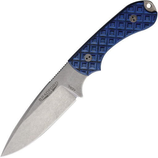 Bradford Knives Guardian 3.2 Black/Blue Fixed Blade Knife [3.2FE-013-AEBL]