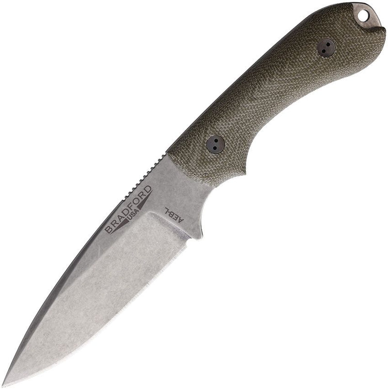 Bradford Knives Guardian 3.2 3D OD Green Fixed Blade Knife [3.2FE-102-AEBL]