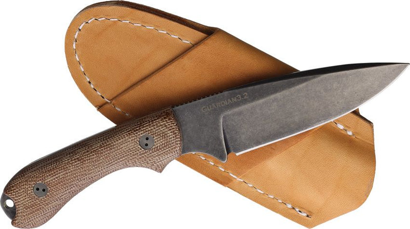 Bradford Knives Guardian 3.2 3D Natural Fixed Blade Knife [3.2FE-104N-AEBL]