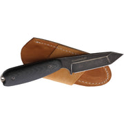 Bradford Knives Guardian 3.5 Sabre 3D Black Fixed Blade Knife [3.5S-101-N690]