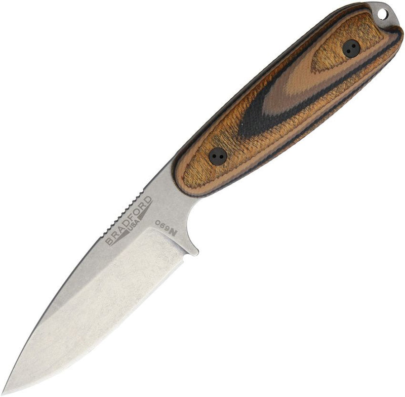Bradford Knives Guardian 3.5 Sabre 3D G-Wood Fixed Blade Knife [3.5S-115-N690]
