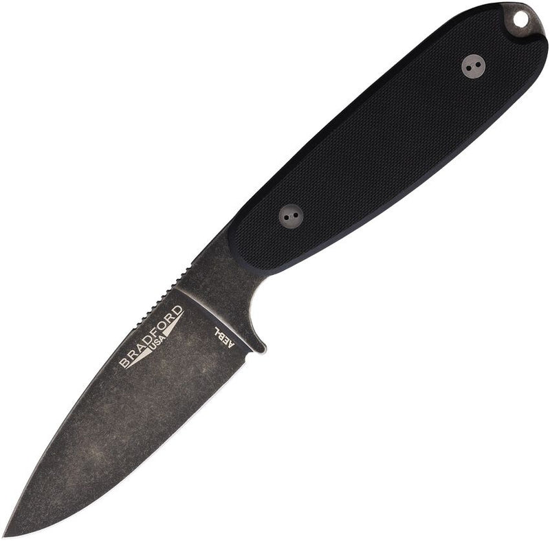 Bradford Knives Guardian 3.5 Ultralite Black Fixed Blade Knife [3.5UL-001N-AEBL]