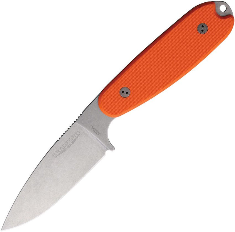 Bradford Knives Guardian 3.5 Ultralite Orange Fixed Blade Knife [3.5UL-005-AEBL]