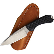 Bradford Guardian 3 Black Sculpted G10 3.5" AEB-L Fixed Blade Knife [3FE-001-AEBL] — view 3
