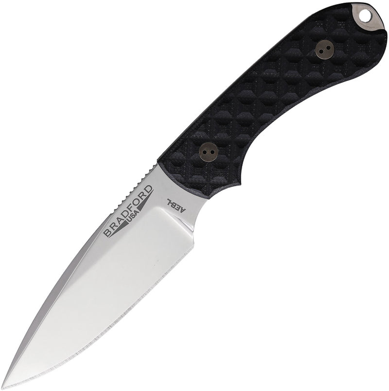 Bradford Knives Guardian 3 Black Textured G10 AEB-L High Polish Knife [3FE-001HP-AEBL] - product view 1