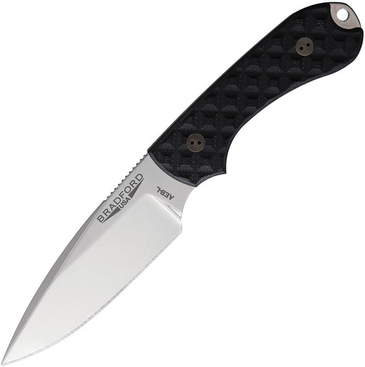Bradford Knives Guardian 3 Black Textured G10 AEB-L High Polish Knife [3FE-001HP-AEBL] - product view 1