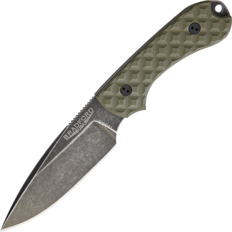 Bradford Knives Guardian 3 Nimbus OD Green Fixed Blade Knife [3FE-002N-N690]