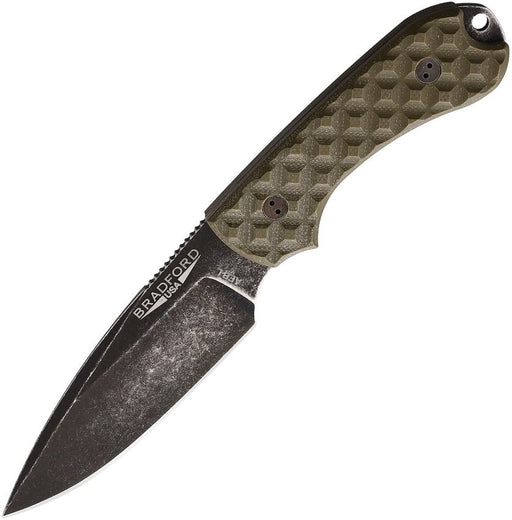 Bradford Knives Guardian 3 Textured OD Fixed Blade Knife [3FE-002N- AEBL]