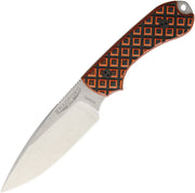 Bradford Knives Guardian 3 Tiger Stripe G10 (3.50" Stonewash finish Bohler N690 stainless) Fixed Blade Knife [3FE-006-N690] - product view 1