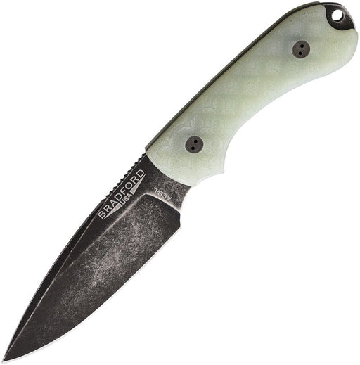 Bradford Knives Guardian 3 Textured Ghost Fixed Blade Knife [3FE-007N- AEBL]