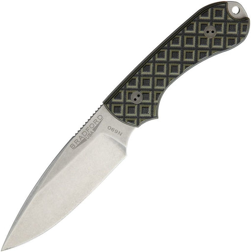 Bradford Knives Guardian 3 OD Green/Black Fixed Blade Knife [3FE-009-N690]