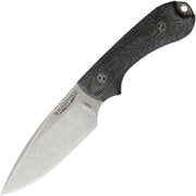 Bradford Knives Guardian 3 Black Fixed Blade Knife [3FE-101-AEBL]
