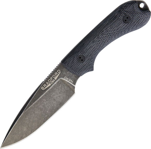 Bradford Knives Guardian 3 Nimbus 3D Black Fixed Blade Knife [3FE-101N-N690]