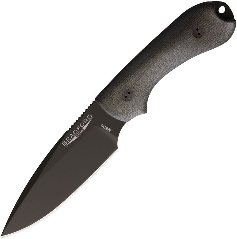 Bradford Knives Guardian 3 OD Cerakote Fixed Blade Knife [3FE-102OD-N690]
