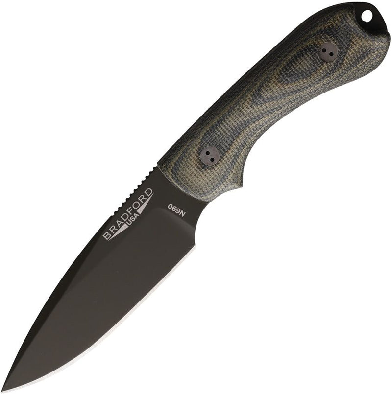 Bradford Knives Guardian 3 OD Cerakote Fixed Blade Knife [3FE-109OD-N690]