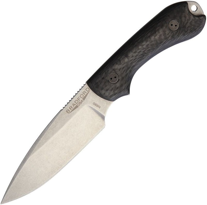 Bradford Knives Guardian 3 3D Carbon Fiber Fixed Blade Knife [3FE-114-N690]