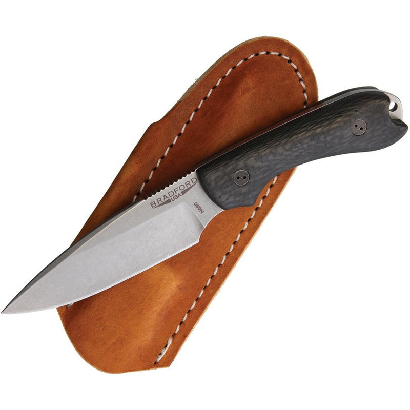Bradford Knives Guardian 3 3D Carbon Fiber Fixed Blade Knife [3FE-114-N690]