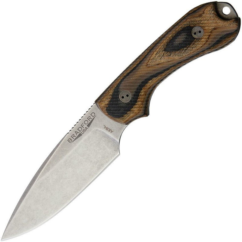Bradford Knives Guardian 3 3D G-Wood Fixed Blade Knife [3FE-115-AEBL]