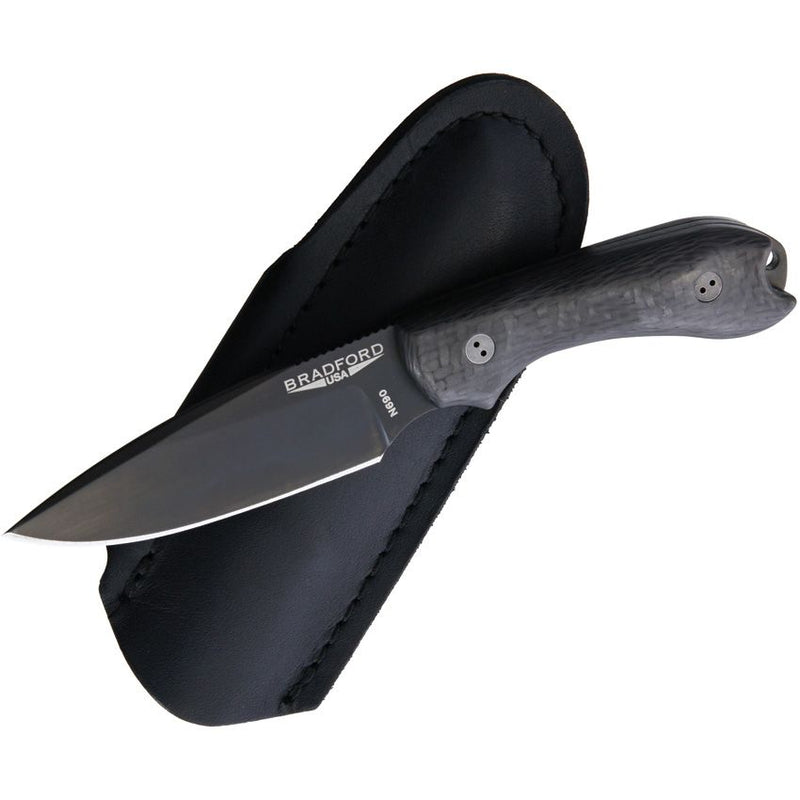 Bradford Knives Guardian 3 DLC 3D Carbon Fiber Fixed Blade Knife [3FE-116B-N690]