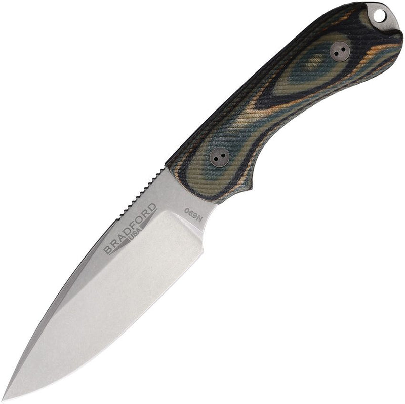 Bradford Knives Guardian 3 Forest G-Wood Fixed Blade Knife [3FE-128-N690]