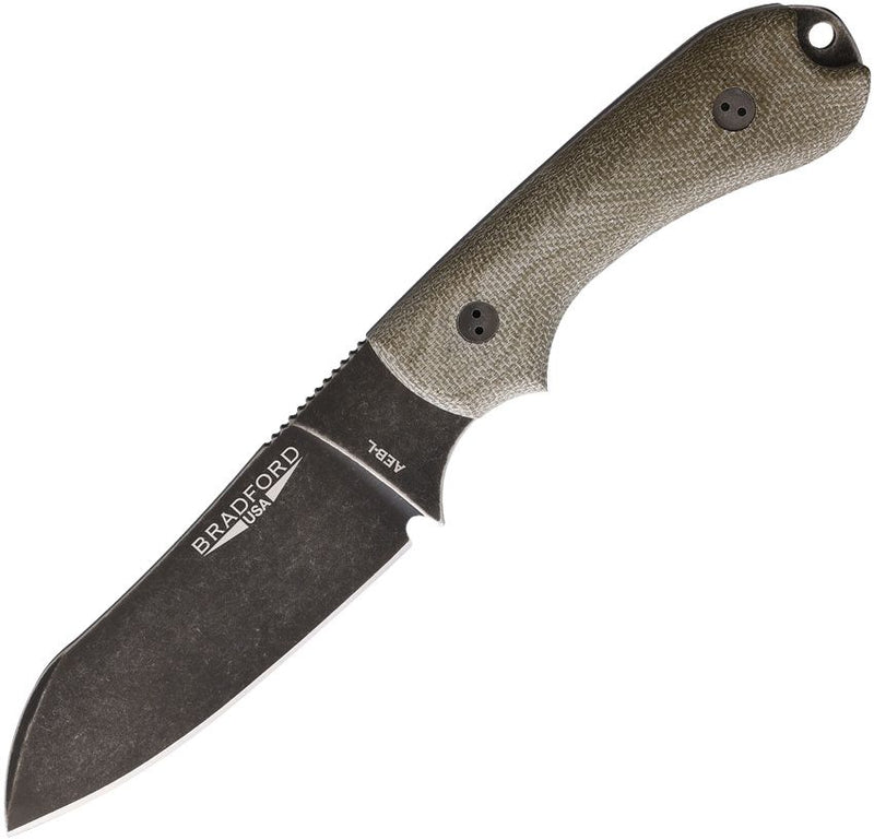 Bradford Knives Guardian 3 Nimbus 3D OD Green Fixed Blade Knife [3SF-102N-AEBL]
