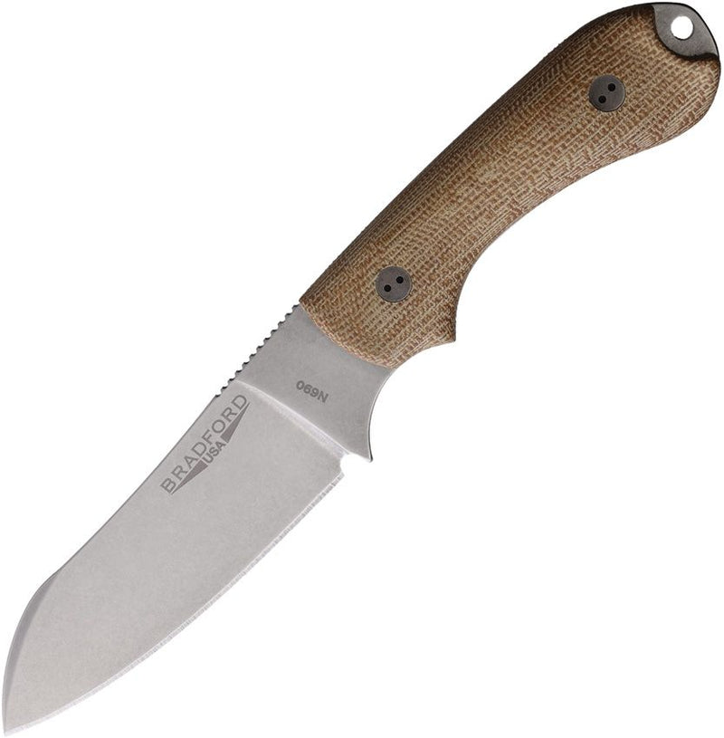 Bradford Knives Guardian 3 Natural Fixed Blade Knife [3SF104N690]