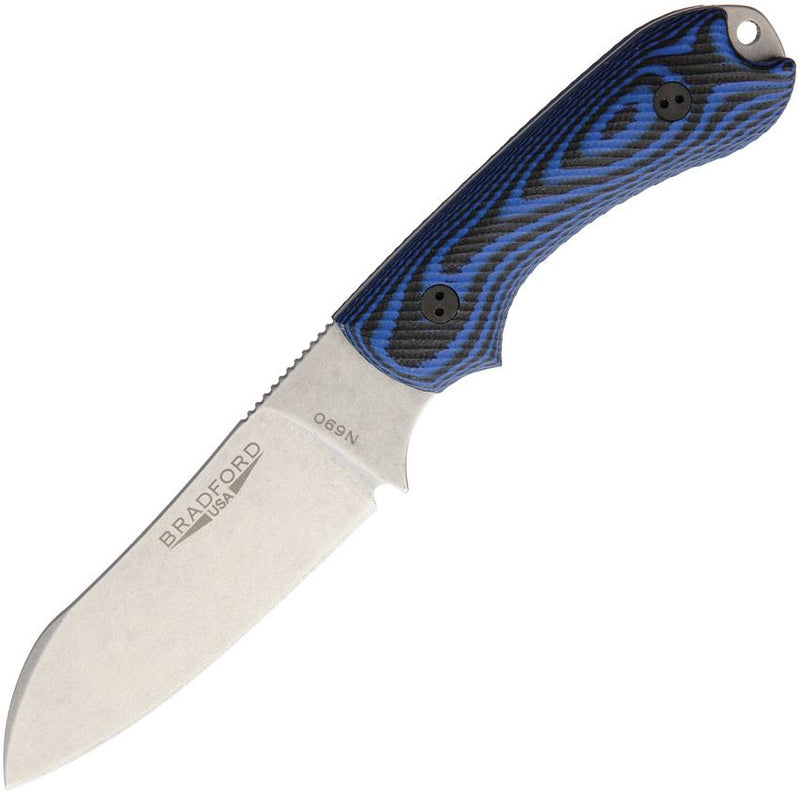 Bradford Knives Guardian 3 Sheepsfoot 3D Fixed Blade Knife [3SF-113-N690]