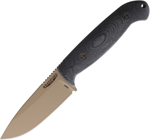 Bradford Knives Guardian 4.5 Coyote Cerakote Fixed Blade Knife [4.5S-101CB-N690]
