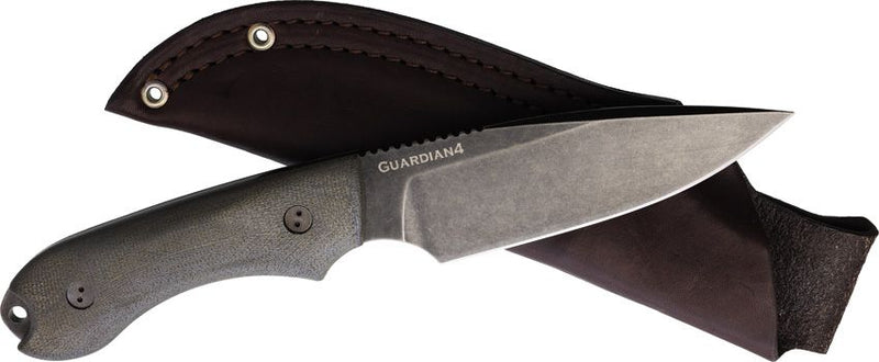 Bradford Knives Guardian 4 3D OD Micarta Fixed Blade Knife [4FE-102N-N690]