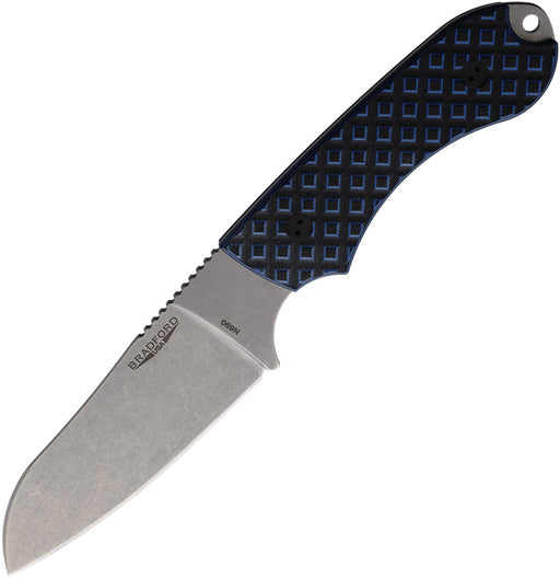 Bradford Knives Guardian 4 Sheepsfoot Multi G10 (4.75" Bohler N690 stainless) Fixed Blade Knife [4SF-013-N690] - product view 1