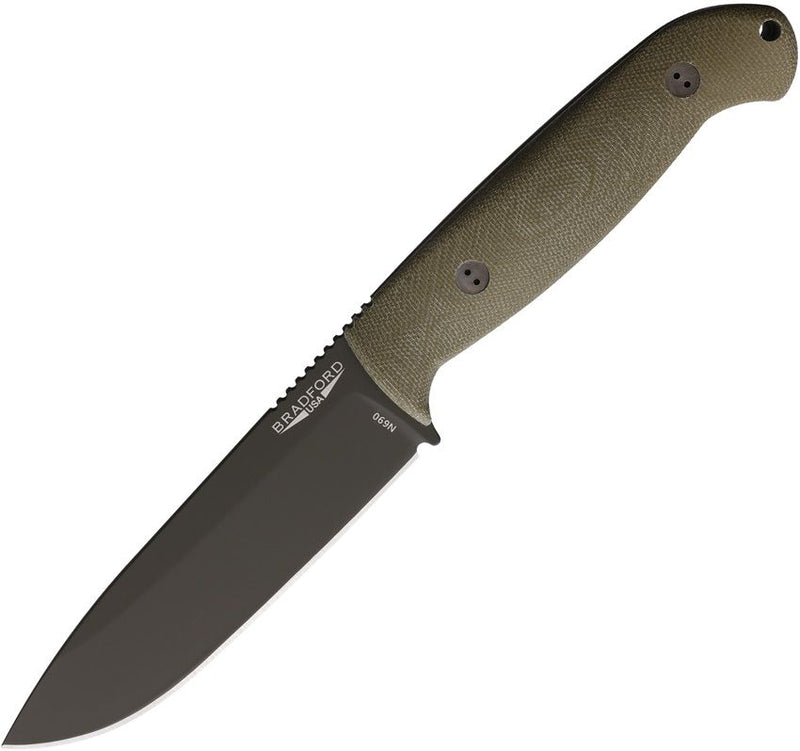 Bradford Knives Guardian 5.5 OD Cerakote Fixed Blade Knife [5.5S-102OD-N690]