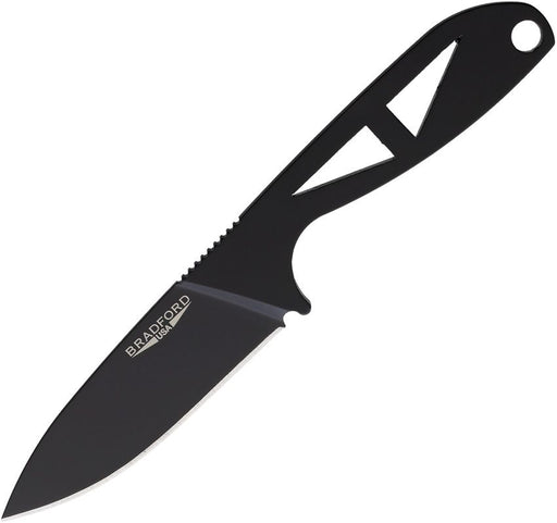 Bradford Knives G-Necker NitroV Black DLC Fixed Blade Knife [GNECKER- DLC]