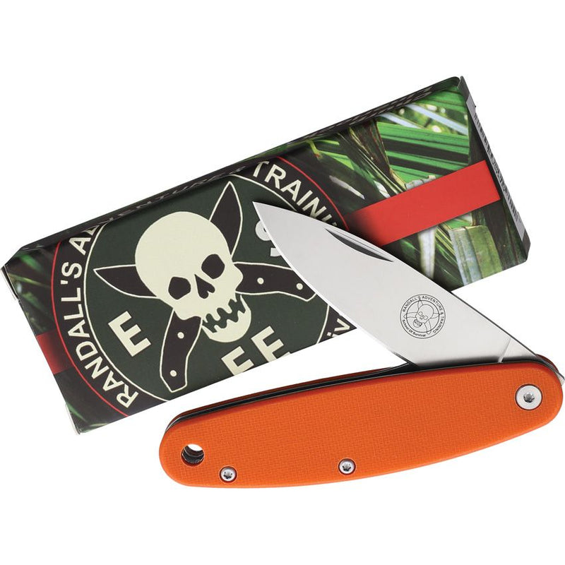 BRK × ESEE Churp Linerlock Orange Folding Knife [BRKC4 ORANGE G10]