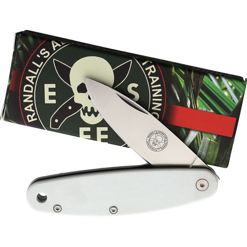 BRK × ESEE Churp Linerlock White Folding Knife [BRKC7 WHITE G10]
