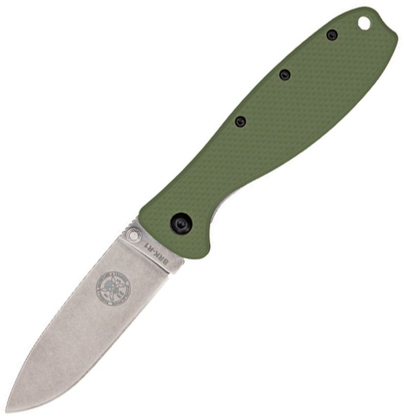 BRK × ESEE Zancudo Framelock Folding Knife [BRKR1OD OD GREEN HANDLE]