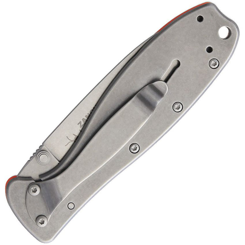 BRK × ESEE Zancudo Framelock Orange Folding Knife [BRKR1OR  ORANGE HANDLE SATIN B]